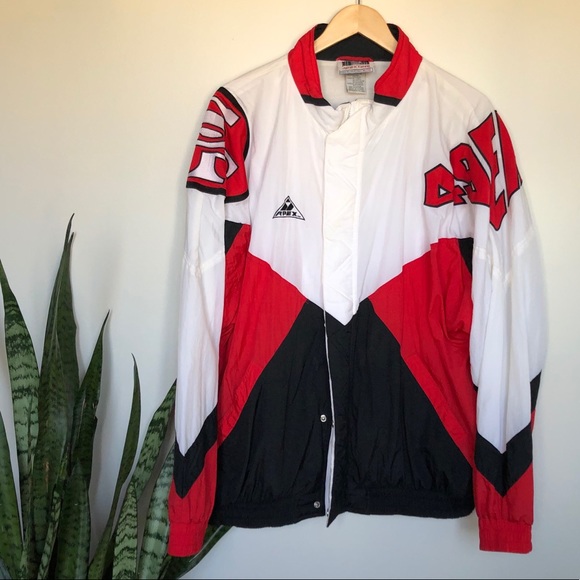Vtg San Francisco 49ers Windbreaker Xl 